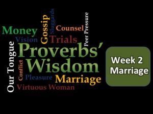 Proverbs Week 2