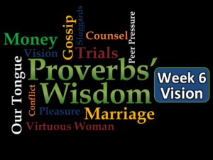 Proverbs Week 6